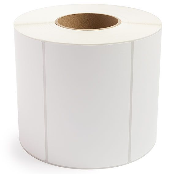 6" x 4" White - Direct Thermal Labels - 3" Core - Freezer Grade Adhesive