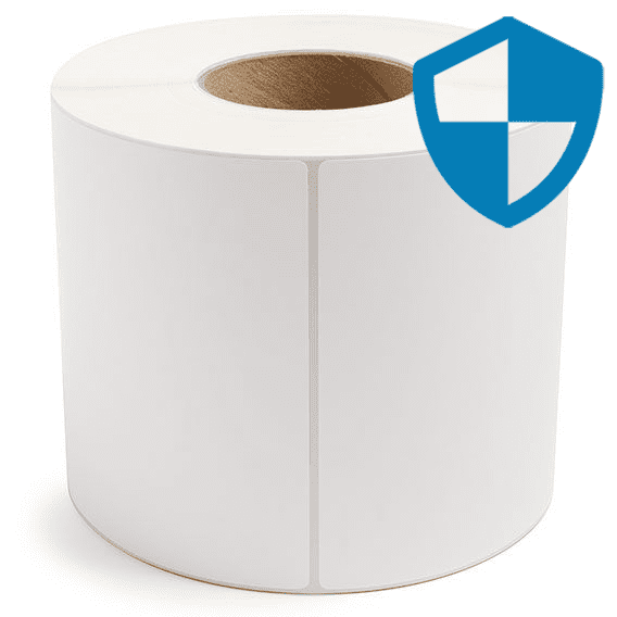 6" x 6" Top Coated - Direct Thermal Labels - 3" Core - Freezer Grade Adhesive