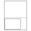 6" x 4" White Integrated Form Sheet Labels - 1 Label Per Sheet