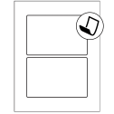 6" x 4" Blockout Rectangular Sheet Labels