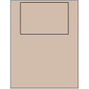 6" x 4" Pastel Tan Rectangular Sheet Labels