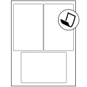 4" x 6" Blockout Rectangular Sheet Labels