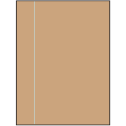 8.5" x 11" Brown Kraft Rectangular Sheet Labels