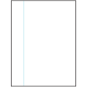 8.5" x 11" White Vinyl Drum Rectangular Sheet Labels