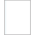8.5" x 11" White Vinyl Drum Rectangular Sheet Labels