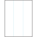 8.5" x 11" White Matte Litho Rectangular Sheet Labels