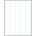 8.5" x 11" White Vinyl Drum Rectangular Sheet Labels