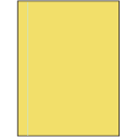 8.5" x 11" Pastel Yellow Rectangular Sheet Labels