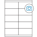 4.25" x 2" Photo Gloss Rectangular Sheet Labels
