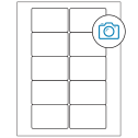 3" x 2" Photo Gloss Rectangular Sheet Labels