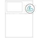 4.75" x 3" White Rectangular Sheet Labels - Ultra Aggressive Adhesive