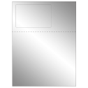4.75" x 3" Silver Foil Rectangular Sheet Labels