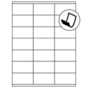 2.83" x 1.5" Blockout Rectangular Sheet Labels
