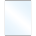 8.5" x 11" Crystal Clear Rectangular Sheet Labels
