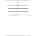 3.1875" x 1" Clear Matte Rectangular Sheet Labels