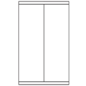 4.25" x 13" White Rectangular Sheet Labels