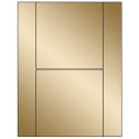 5.5" x 5.5" Gold Foil Square Sheet Labels