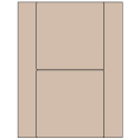 5.5" x 5.5" Pastel Tan Square Sheet Labels