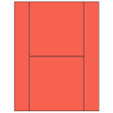 5.5" x 5.5" Red Square Sheet Labels