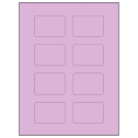 2.6" x 1.77" Pastel Purple Rectangular Sheet Labels