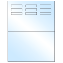 1.96" x 0.46" White Premium High Gloss Rectangular Sheet Labels