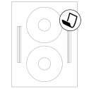 4.64" x 4.64" Blockout Sheet Labels