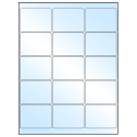 2.6875" x 2" White Premium High Gloss Rectangular Sheet Labels