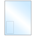 2.375" x 4" White Premium High Gloss Rectangular Sheet Labels