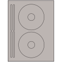 4.625" x 4.625" Gray Sheet Labels