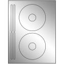 4.625" x 4.625" Silver Foil Sheet Labels