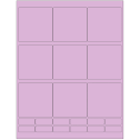 2.75" x 2.75" Pastel Purple Rectangular Sheet Labels