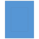 5" x 7" Fluorescent Blue Rectangular Sheet Labels