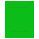 5" x 7" Fluorescent Green Rectangular Sheet Labels