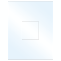 3.1494" x 3.3072" Crystal Clear Rectangular Sheet Labels