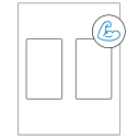 3" x 5" White Rectangular Sheet Labels - Ultra Aggressive Adhesive