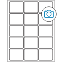 2.5" x 2" Photo Gloss Rectangular Sheet Labels