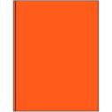 8.375" x 11" Fluorescent Red Rectangular Sheet Labels