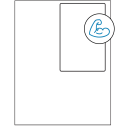 4" x 6" White Rectangular Sheet Labels - Ultra Aggressive Adhesive