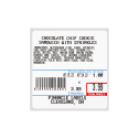 58mm x 60mm UPC Ingredient CAS Labels