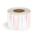 58mm x 60mm UPC Safe Handling Instructions CAS Labels