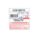 58mm x 60mm UPC Safe Handling Instructions CAS Labels