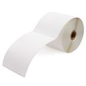 4" x 6.5" Gray - Thermal Transfer Labels - 1" Core / 5" Outer Diameter - Removable Adhesive