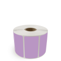 2.25" x 1.25" Grape - Thermal Transfer Labels - 1" Core - Removable Adhesive