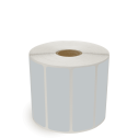 3" x 1" Gray - Direct Thermal Labels - 1" Core - Removable Adhesive