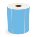 3" x 2" Dark Blue - Direct Thermal Labels - 1" Core - Acrylic