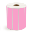 4" x 1" Hot Pink - Thermal Transfer Labels - 1" Core - Acrylic