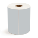 4" x 6" Gray - Direct Thermal Labels - 1" Core - Removable Adhesive