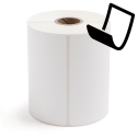 4" x 4" Blockout - Thermal Transfer Labels - 1" Core - Removable Adhesive