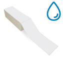 4" x 12" Polypropylene - Thermal Transfer Labels - Fanfold - Acrylic