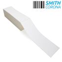 4" x 13" Fluorescent Red - Thermal Transfer Labels - Fanfold - Acrylic